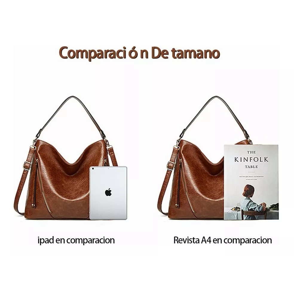 Foto 4 pulgar | Set de Bolsas Lab.G Marrón para Mujer