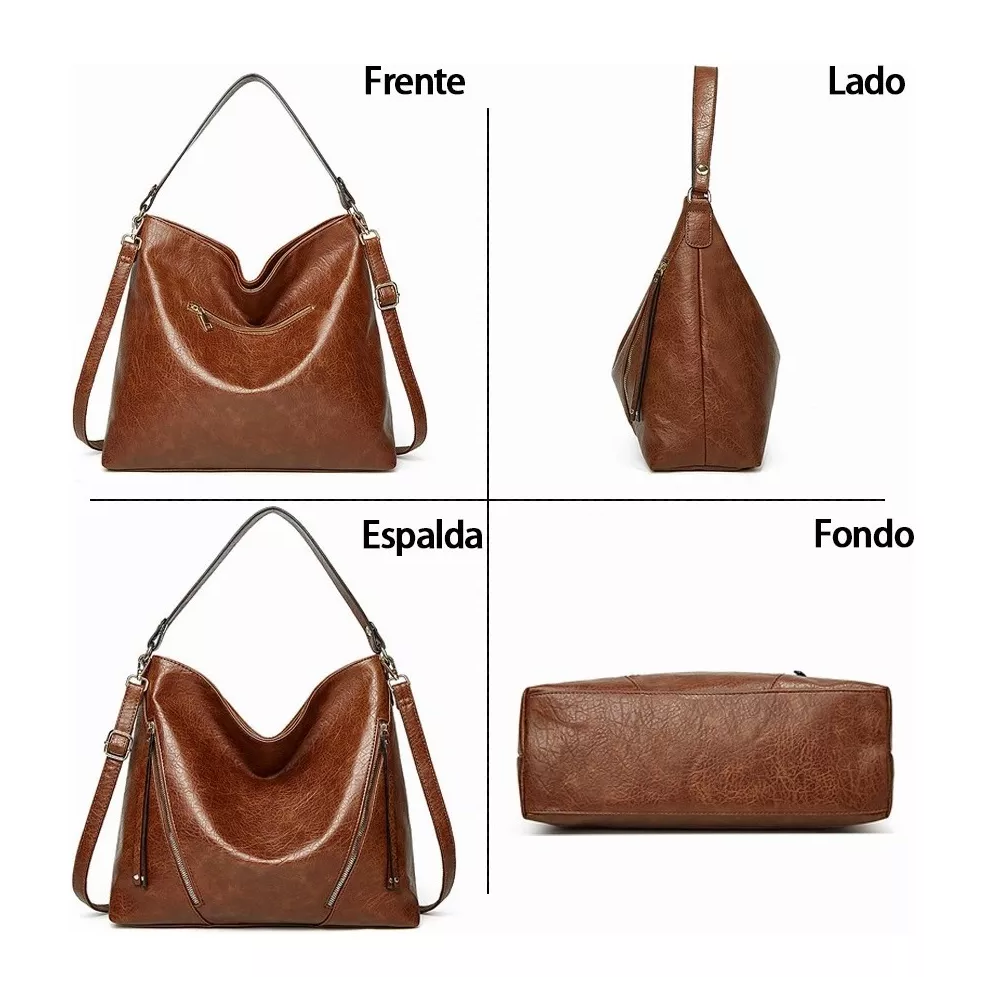 Foto 5 pulgar | Set de Bolsas Lab.G Marrón para Mujer