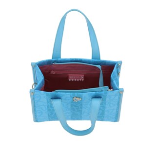 Foto 7 | Satchel Azul Gorett Karina