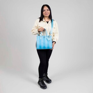 Foto 8 | Satchel Azul Gorett Karina