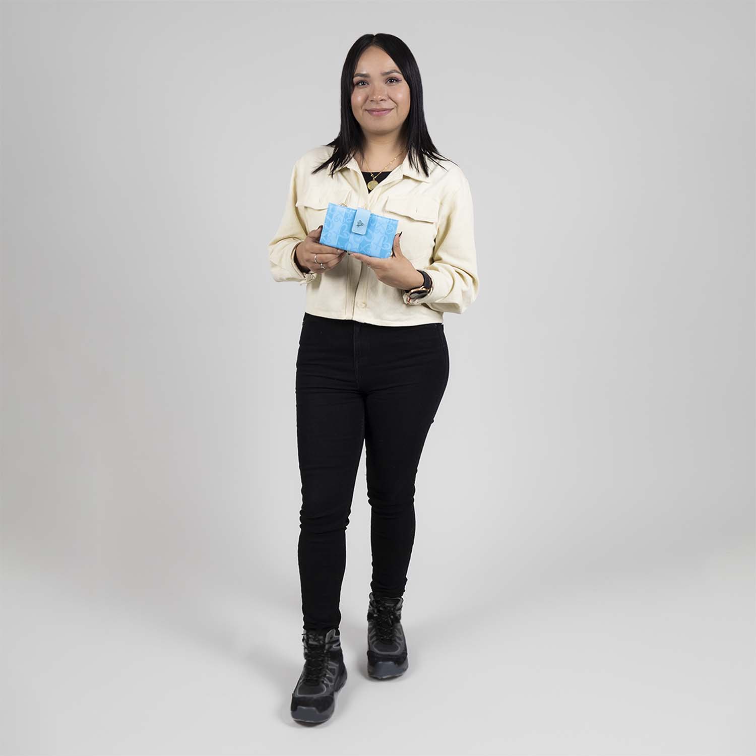 Foto 9 pulgar | Cartera De Mujer Azul Gorett Karina