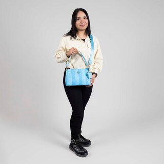 Foto 8 | Crossbody Azul Gorett Karina