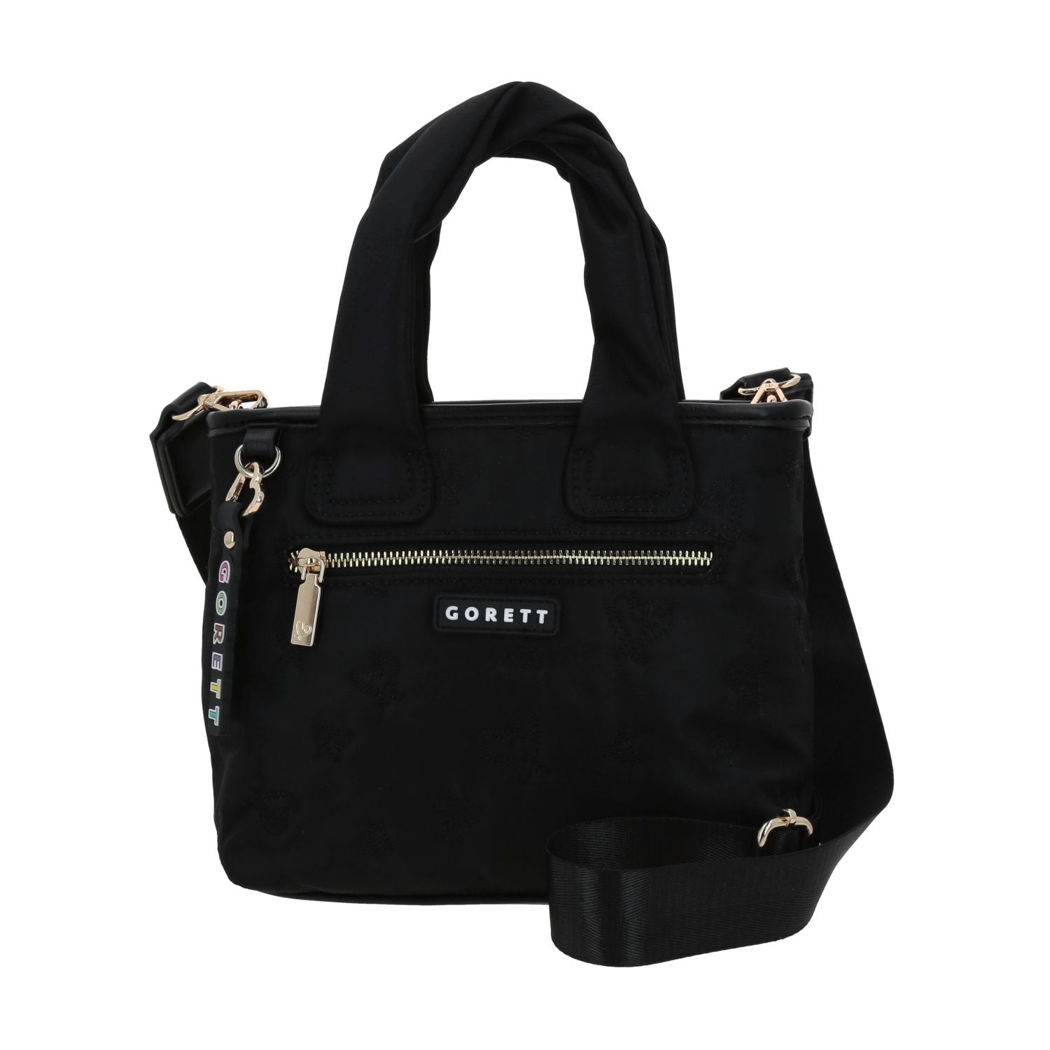 Satchel Gorett Karime Negro para Mujer