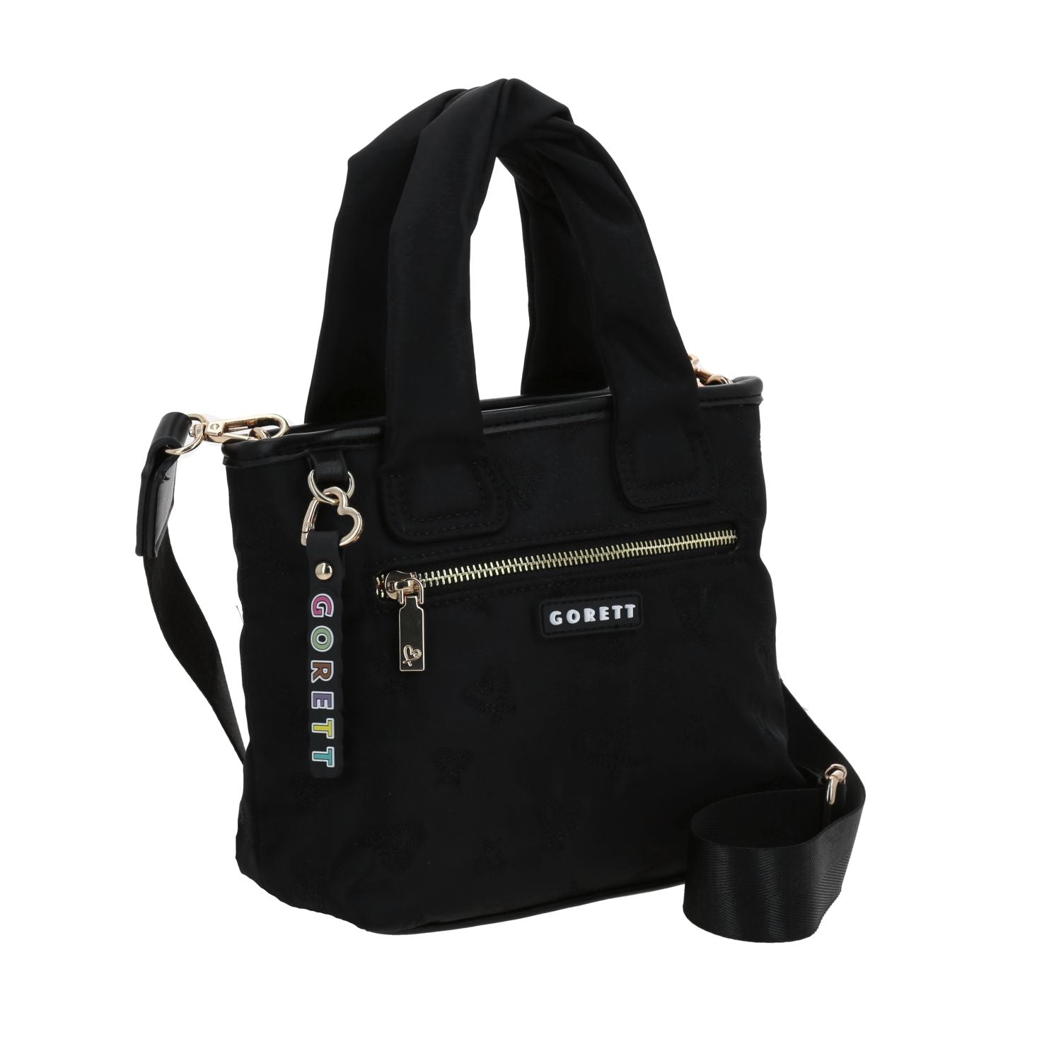 Foto 7 pulgar | Satchel Gorett Karime Negro para Mujer