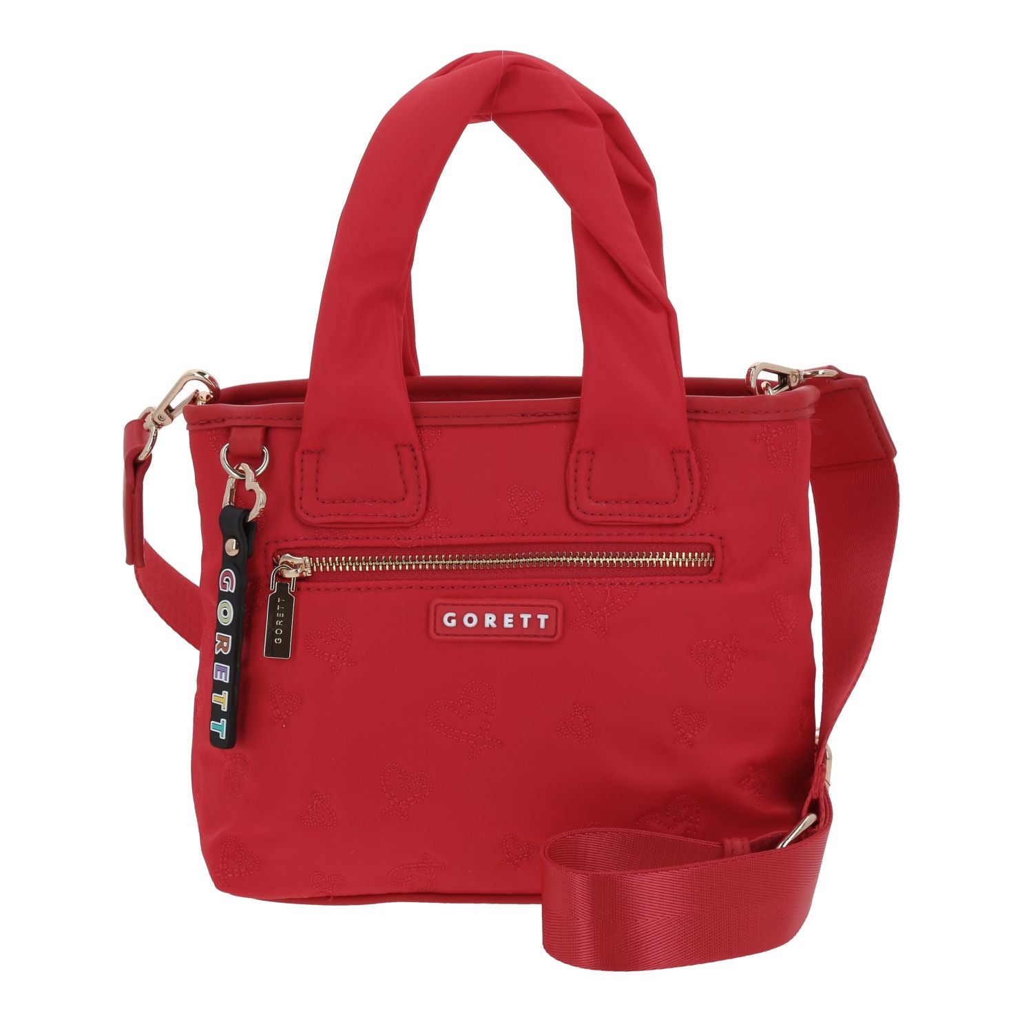 Foto 2 pulgar | Bolsa Satchel Roja Gorett Karime