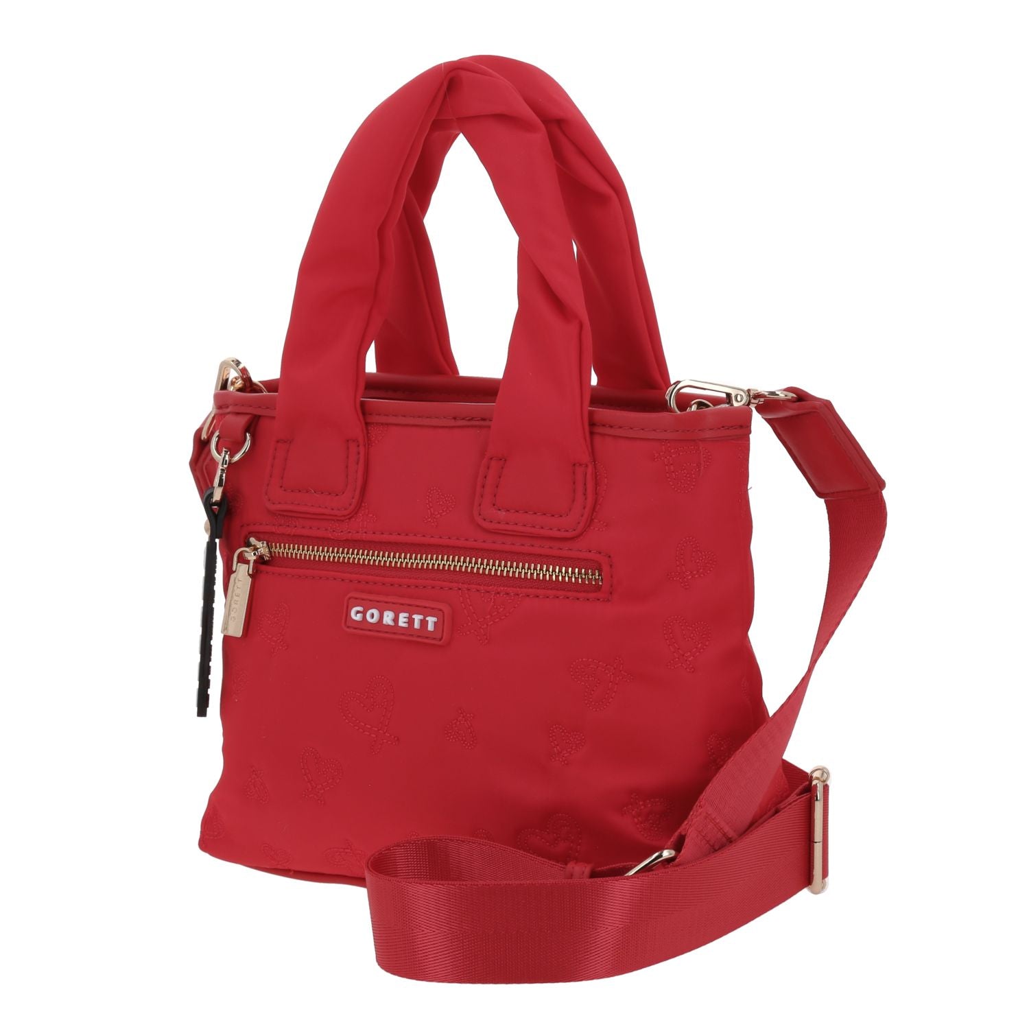 Foto 3 pulgar | Bolsa Satchel Roja Gorett Karime