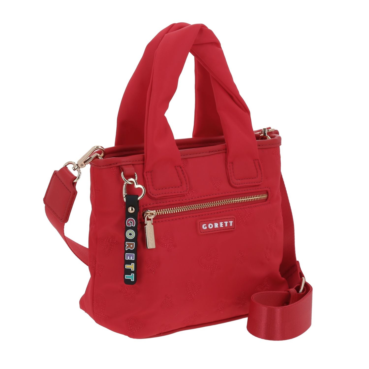 Foto 7 pulgar | Bolsa Satchel Roja Gorett Karime
