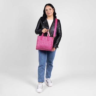 Foto 8 | Satchel Rosa Barbie By Gorett Aitana para Mujer
