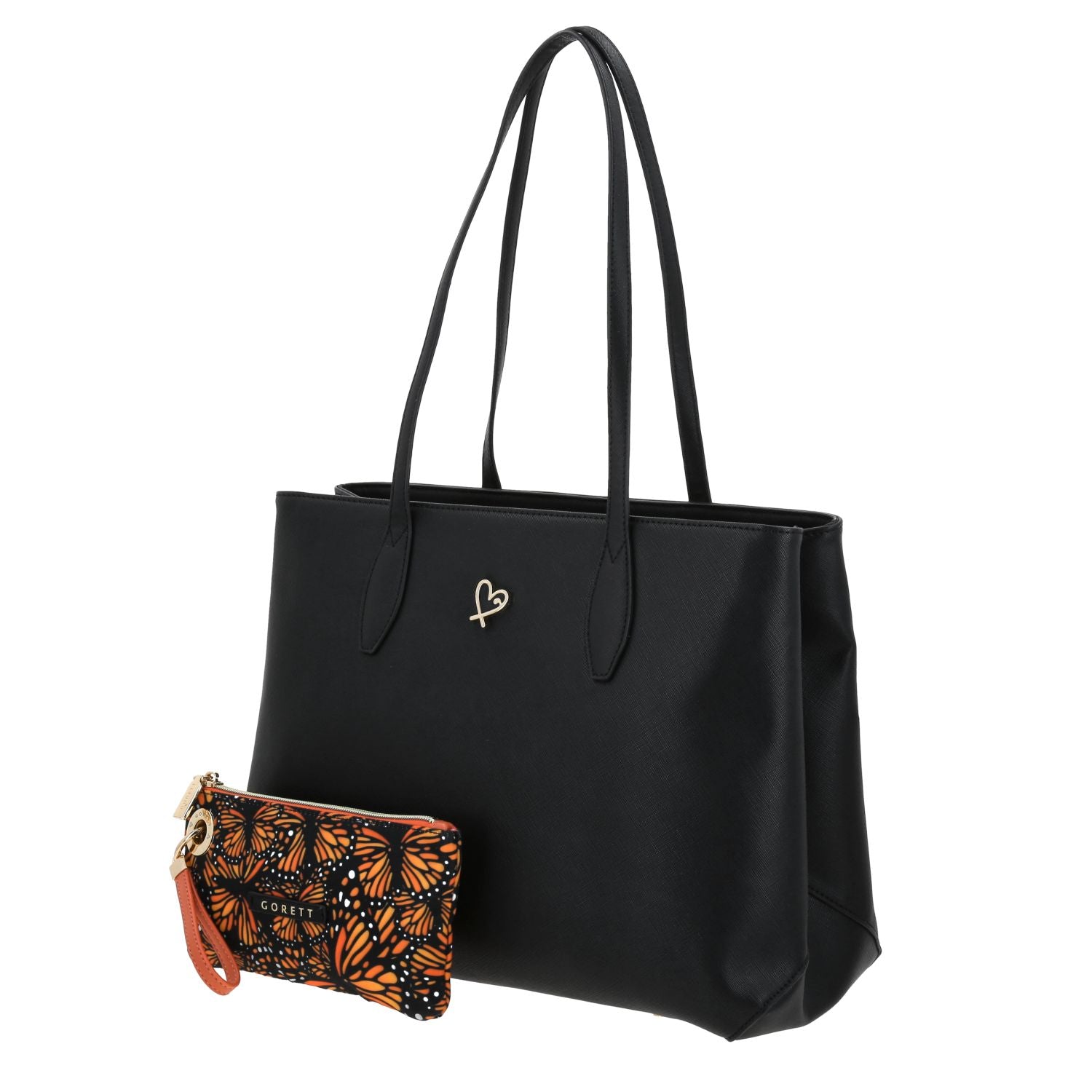 Foto 3 pulgar | Tote Negro Gorett Isadora