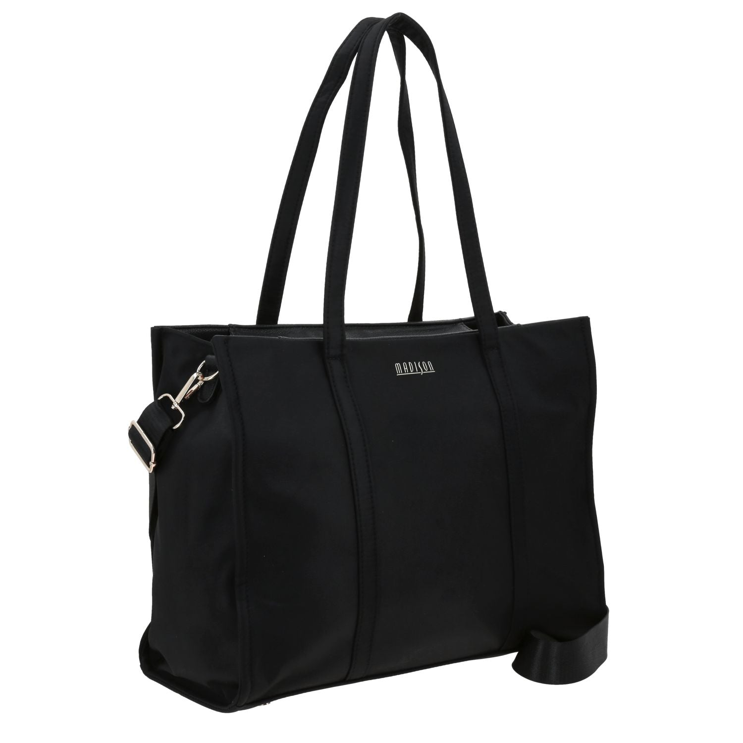 Foto 7 pulgar | Tote Negro Madison Athziry