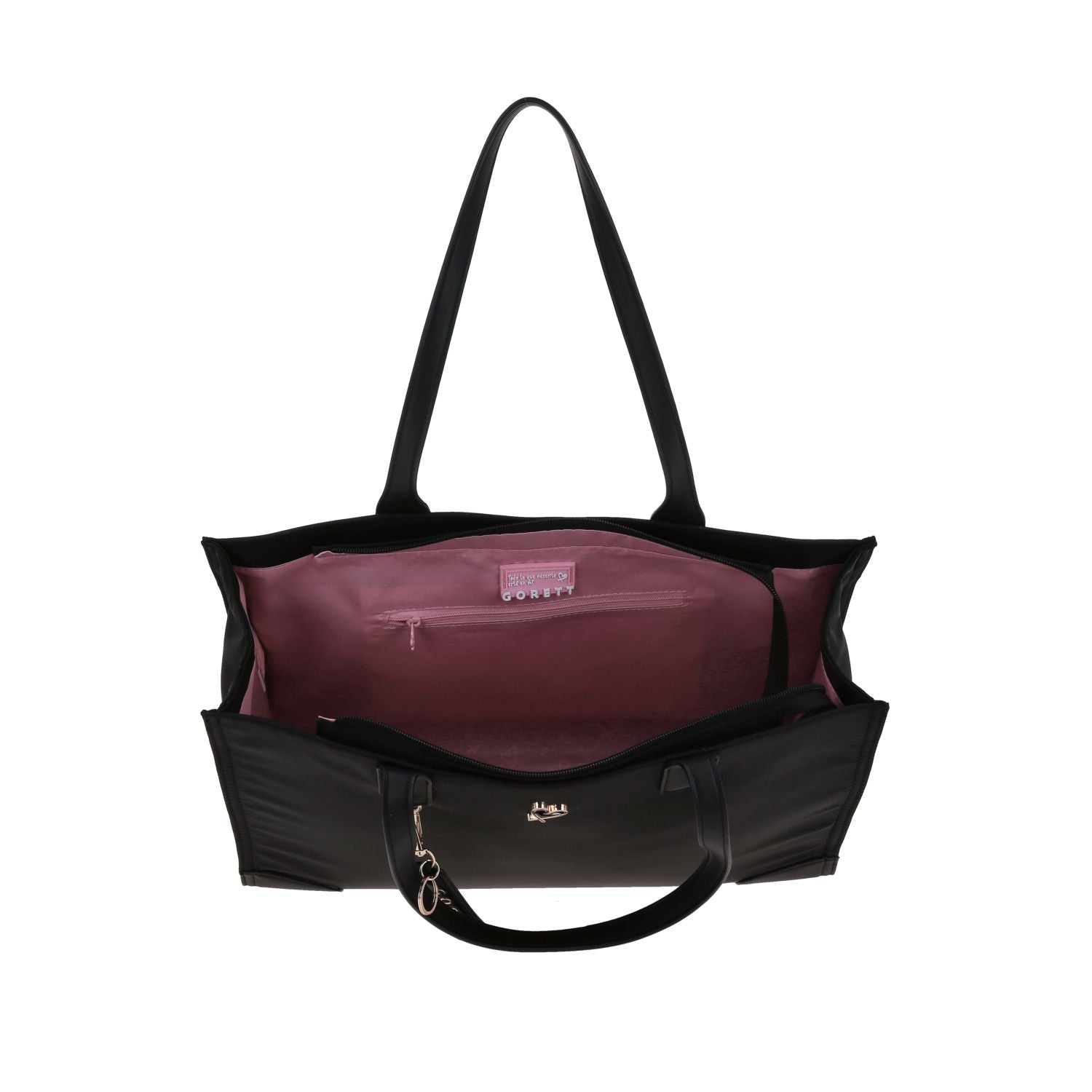 Foto 9 pulgar | Tote Negro Gorett Estela