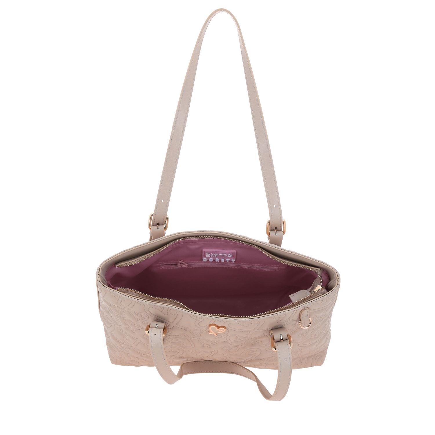 Foto 8 pulgar | Tote Beige Gorett Shantal