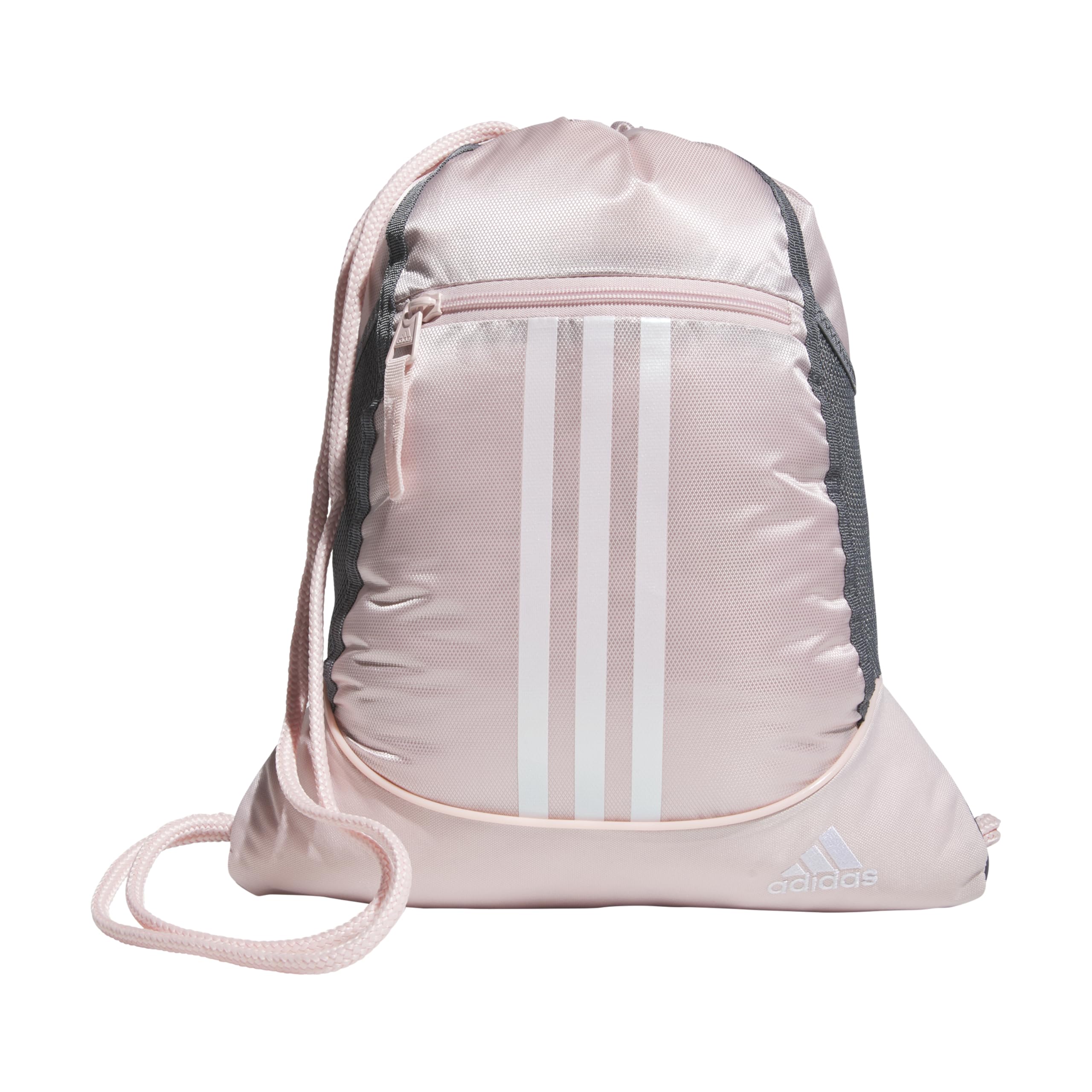 Foto 2 pulgar | Bolsa De Gimnasio Adidas Alliance Sackpack 12 L, Color Rosa Arenoso Y Blanco - Venta Internacional.