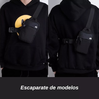 Foto 3 | Bolsa Bandolera Deportiva e Impermeable Eo Safe Imports ESI-18597 Negro