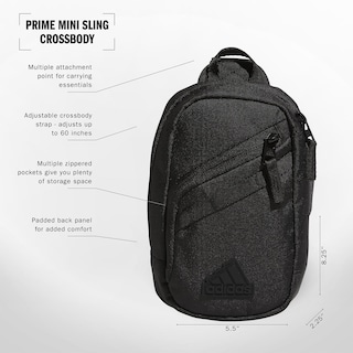 Foto 2 | Bandolera Adidas Prime Mini Sling Small, Color Negro - Venta Internacional.