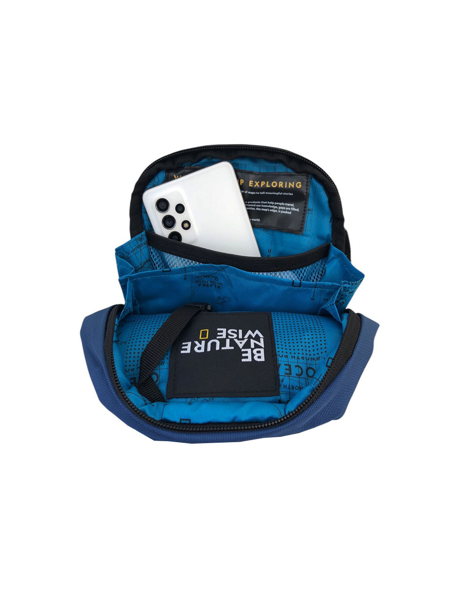 Foto 6 | Bolsa National Geographic All Rounder Utility Bag With Flap Navy. Eco-amigable Y Funcional