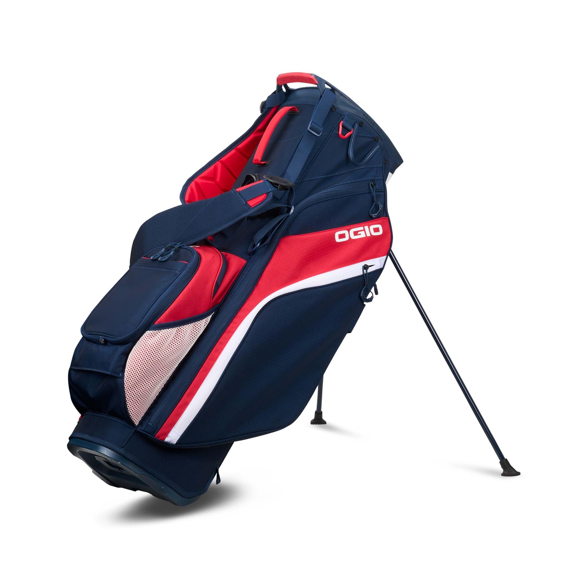 Foto 2 pulgar | Bolsa De Golf Ogio Woode Hybrid Stand Bag, Rojo/blanco/azul - Venta Internacional.