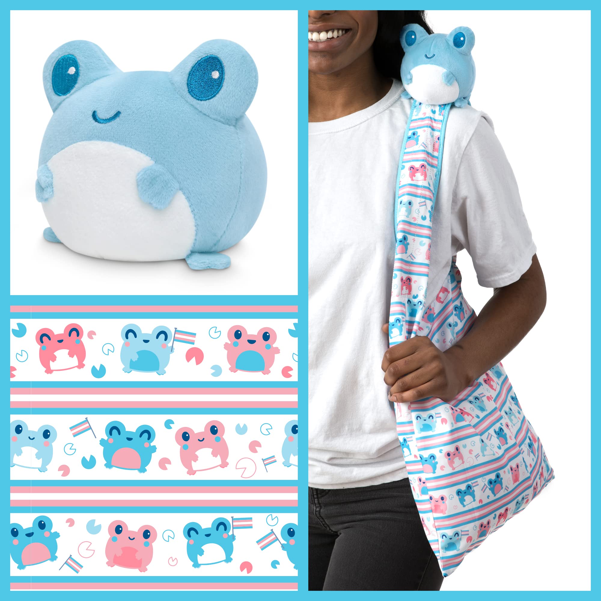 Foto 3 pulgar | Bolsa TeeTurtle Azul con Peluche-Venta Internacional