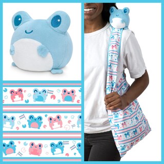 Foto 2 | Bolsa TeeTurtle Azul con Peluche-Venta Internacional
