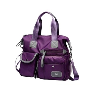 Foto 1 | Language Bolsa Bandolera De Mujer, Impermeable. Eo Safe Imports Esi-5530-1 Purpura