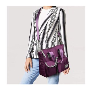 Foto 2 | Language Bolsa Bandolera De Mujer, Impermeable. Eo Safe Imports Esi-5530-1 Purpura