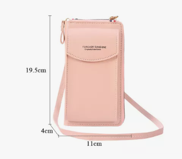 Foto 3 pulgar | Bolso Bandolera Xtellar Para Teléfono, Monedero Y Cartera Color Rosa
