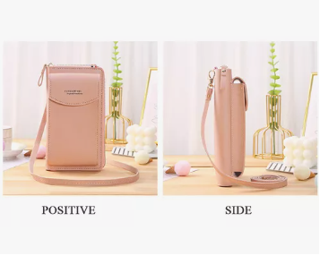 Foto 4 pulgar | Bolso Bandolera Xtellar Para Teléfono, Monedero Y Cartera Color Rosa