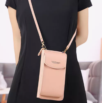 Foto 5 pulgar | Bolso Bandolera Xtellar Para Teléfono, Monedero Y Cartera Color Rosa