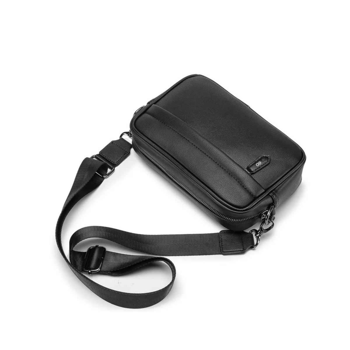 Foto 3 pulgar | Bandolera De Cuero Eo Safe Imports Esi-5525-1 Negro