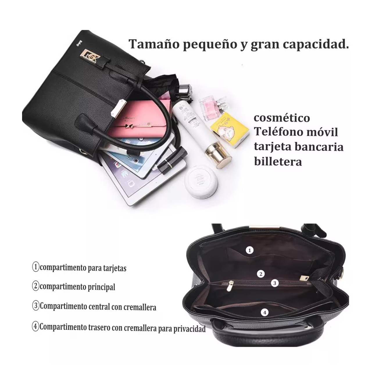 Foto 3 pulgar | Bolso Para Laptop Belug Impermeable Negro Para Mujer