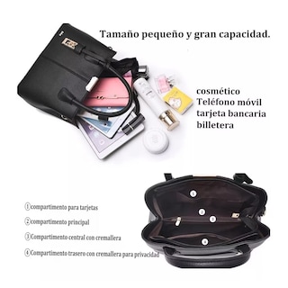 Foto 2 | Bolso Para Laptop Belug Impermeable Negro Para Mujer