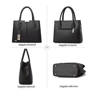 Foto 3 | Bolso Para Laptop Belug Impermeable Negro Para Mujer