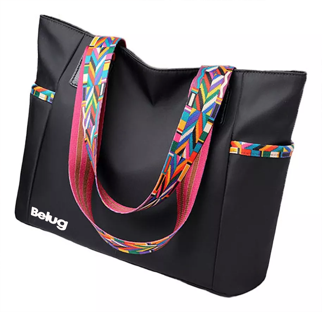 Foto 2 pulgar | Bolso Belug De Gran Capacidad Ligeros Negro Para Mujer