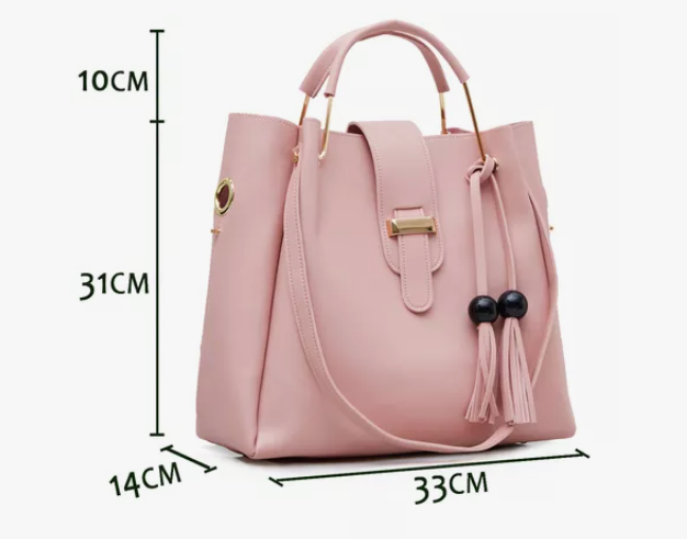Foto 3 pulgar | Set Bolsas Xtellar Bandolera + Cosmetiquera + Cartera Marrón 3 Piezas