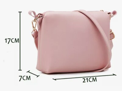Foto 3 | Set Bolsas Xtellar Bandolera + Cosmetiquera + Cartera Marrón 3 Piezas