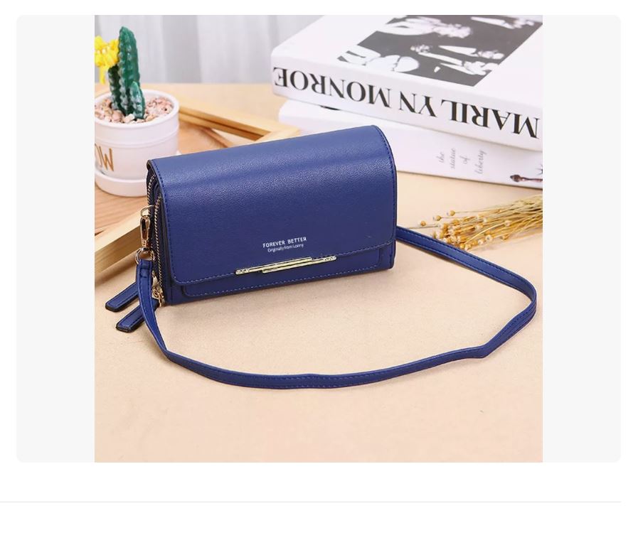 Foto 4 pulgar | Bolso Bandolera para Mujer Xtellar Azul