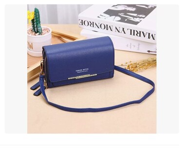 Foto 3 | Bolso Bandolera para Mujer Xtellar Azul