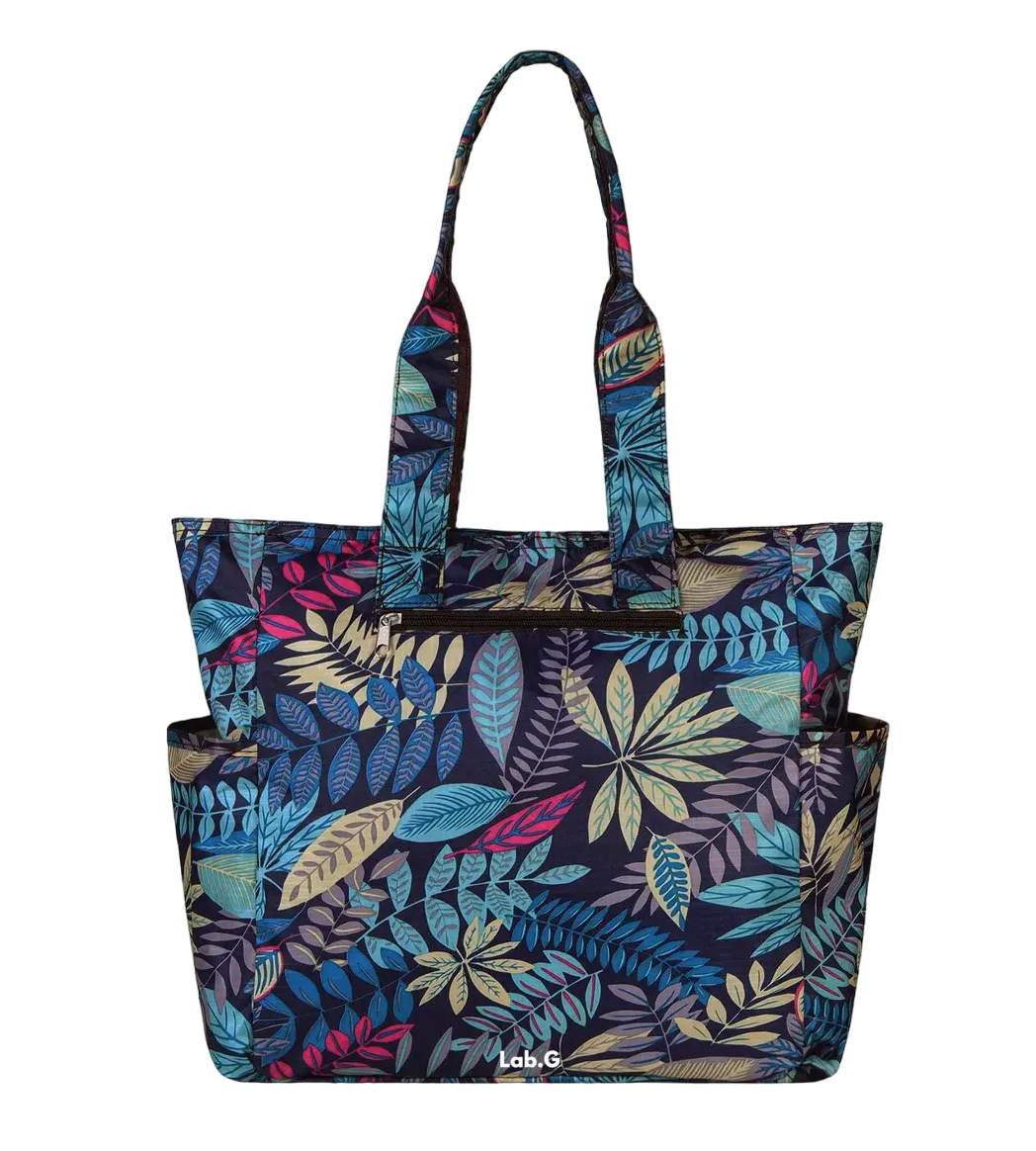 Bolsa De Mujer Tote Bag Color Hojas