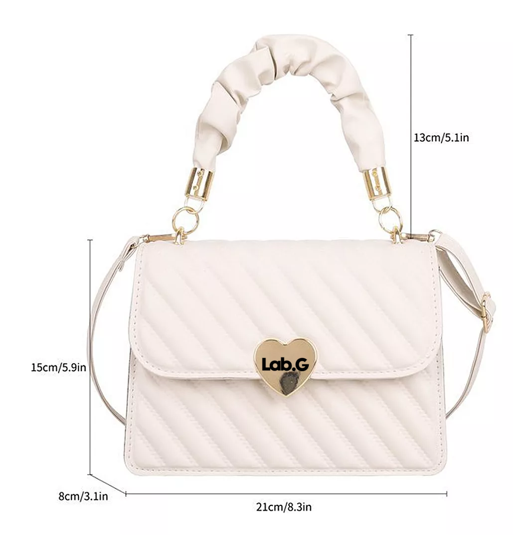 Foto 3 | Bolso De Mano Con Un Solo Hombro Moda Y Elegante Para Mujer Blanco