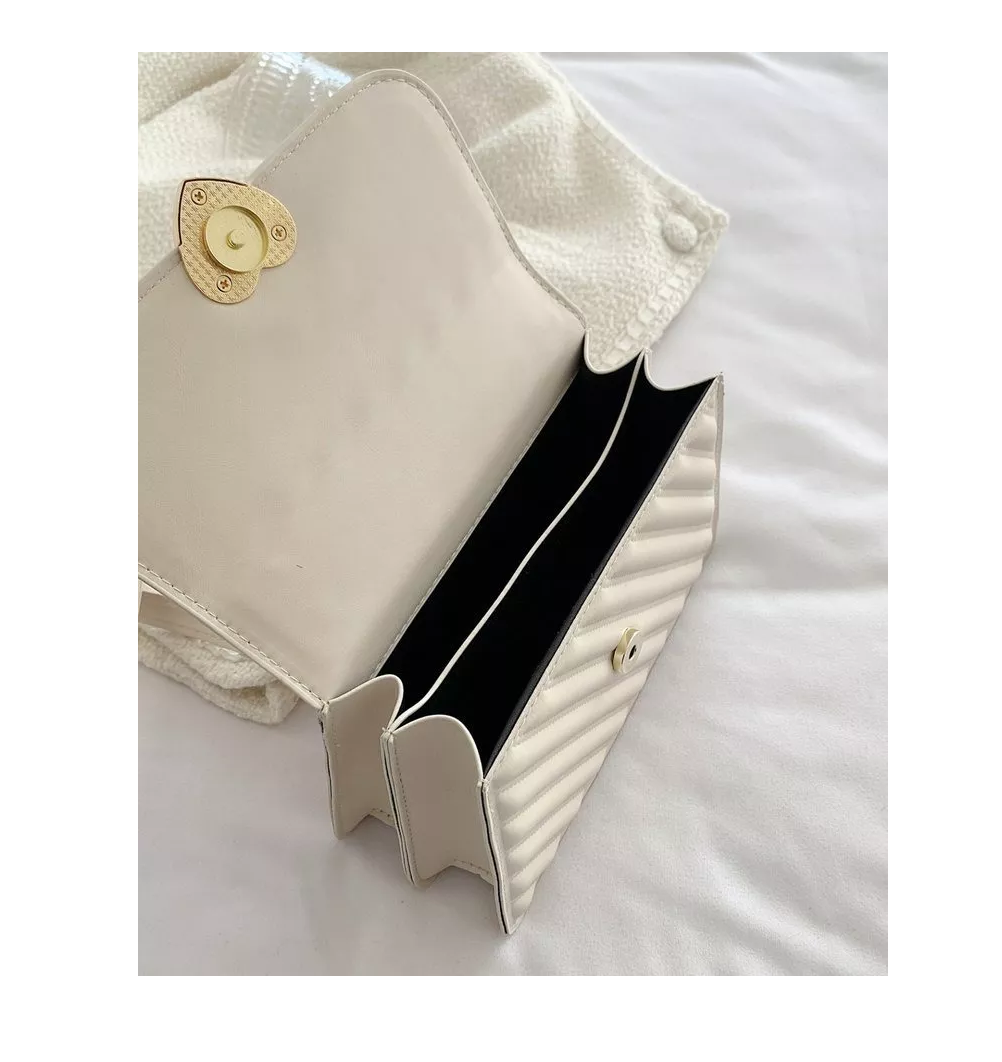 Foto 5 pulgar | Bolso De Mano Con Un Solo Hombro Moda Y Elegante Para Mujer Blanco
