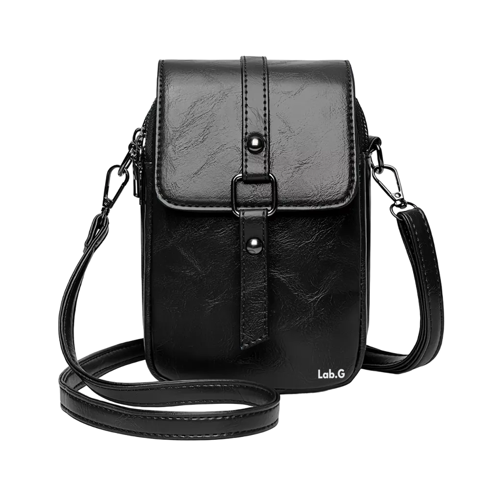Bolso Para Mujer Cartera Bandolera De Moda Para Celular Negro