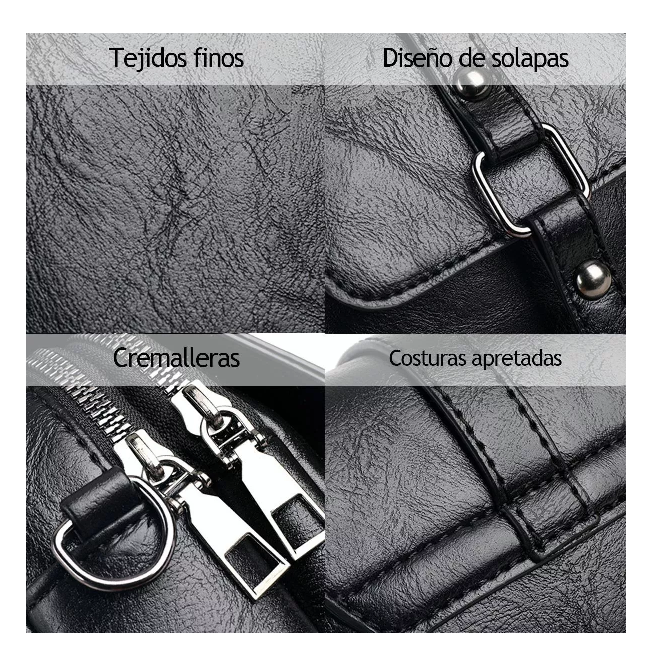 Foto 6 pulgar | Bolso Para Mujer Cartera Bandolera De Moda Para Celular Negro