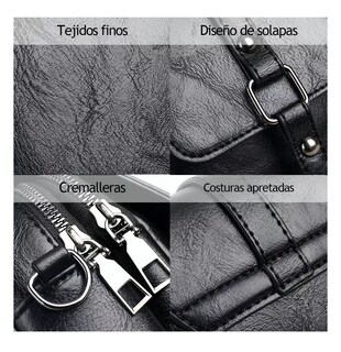 Foto 5 | Bolso Para Mujer Cartera Bandolera De Moda Para Celular Negro