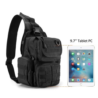 Foto 4 | Bandolera G4free Tactical Edc Pack Correa Ajustable Negra - Venta Internacional