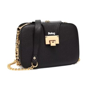 Foto 1 | Bolso Bandolera Para Mujer Con Hebilla Metálica Negro Belug