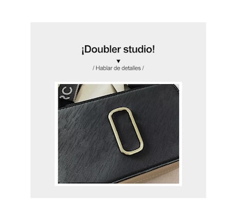 Foto 2 | Bolsa Bandolera Lab.g Para Mujer Bolso De Hombro Dama Moda Negro