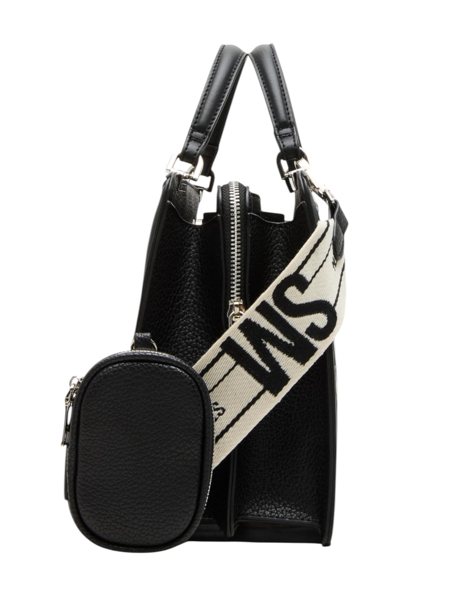 Foto 5 pulgar | Bolsa Shoulder Bmateo Steve Madden Negra
