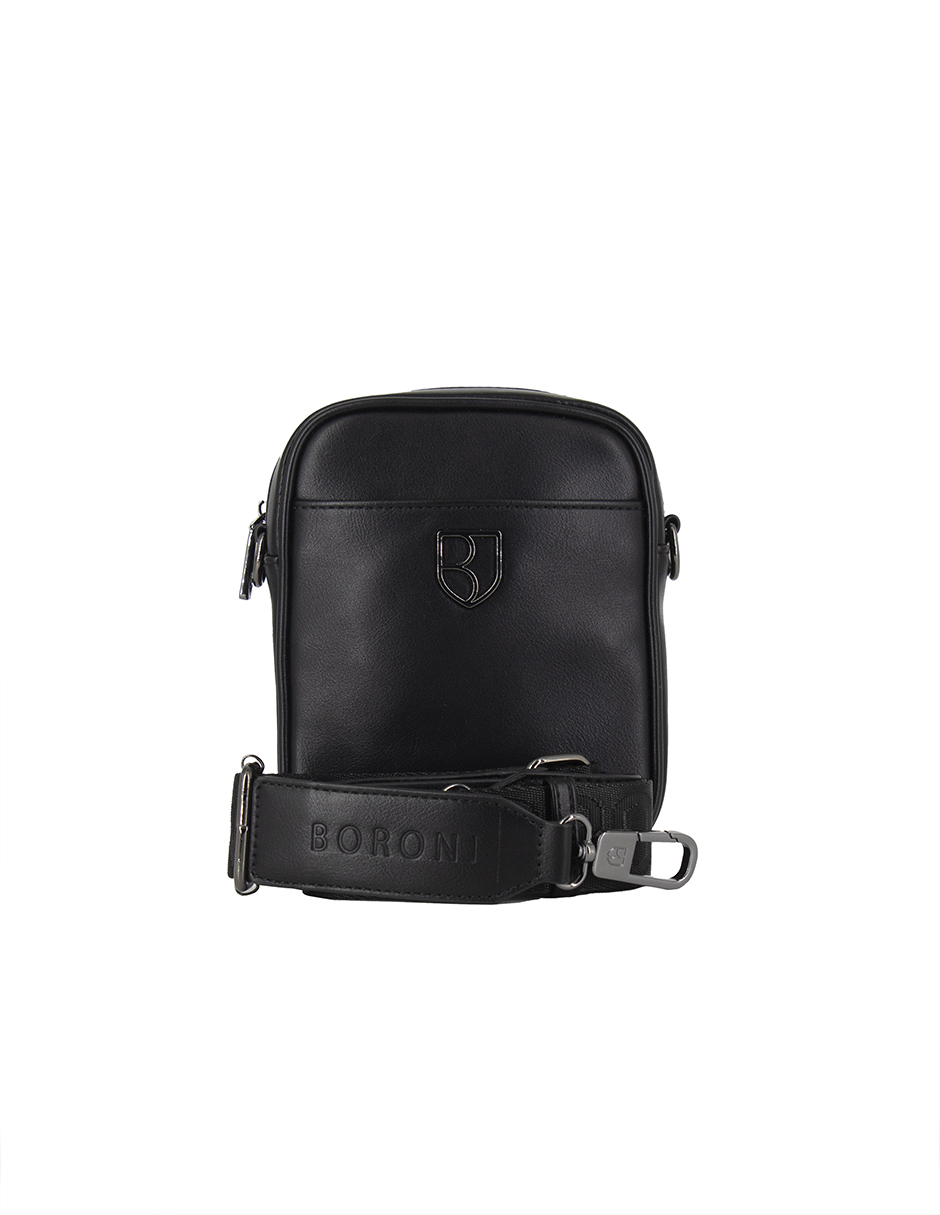Foto 2 pulgar | Bandolera Crossbody Boroni Negro Correa Ajustable