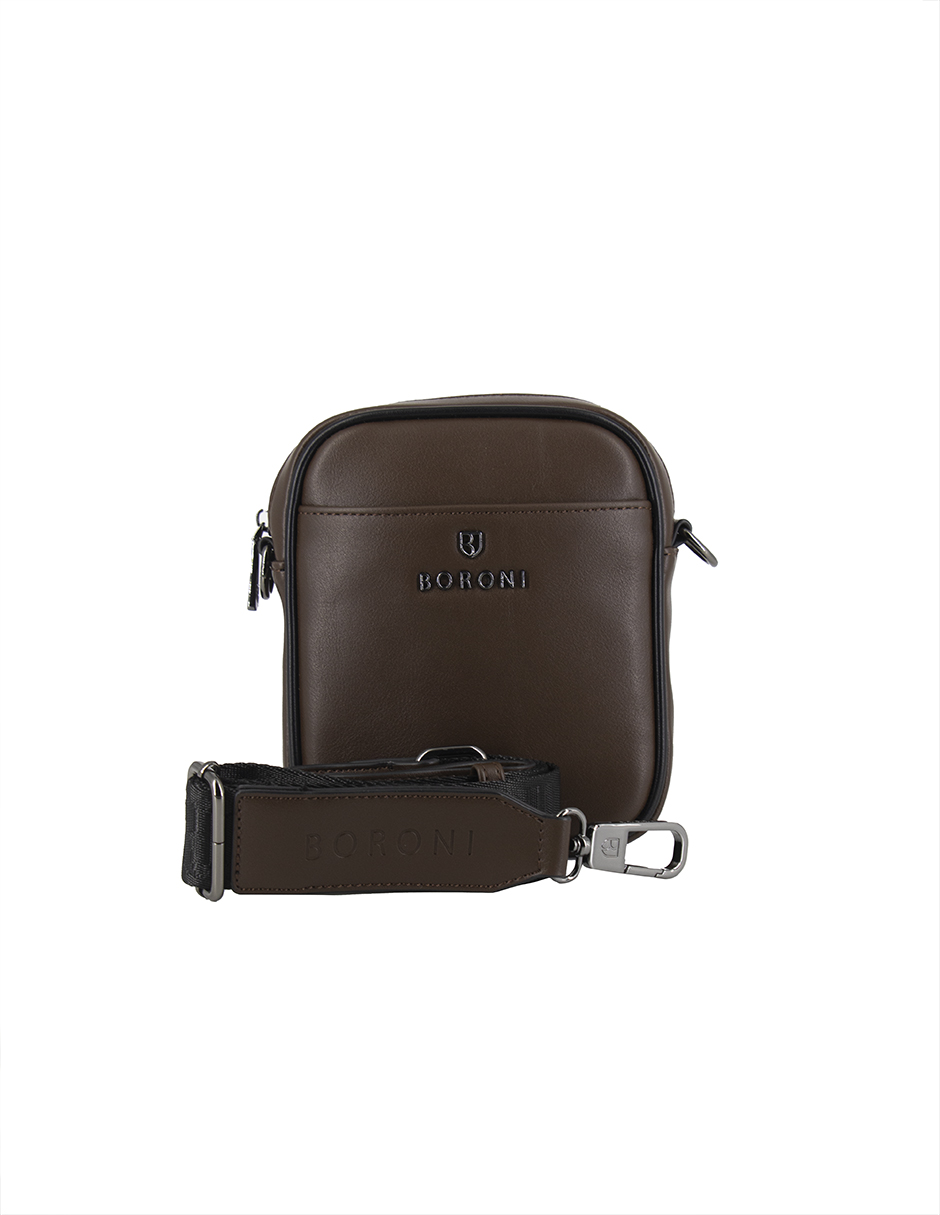 Foto 1 | Bandolera Crossbody Boroni Café Correa Ajustable