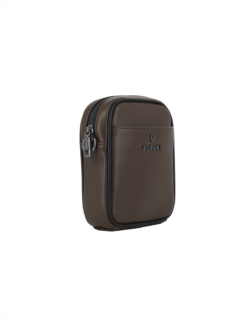 Foto 3 | Bandolera Crossbody Boroni Café Correa Ajustable